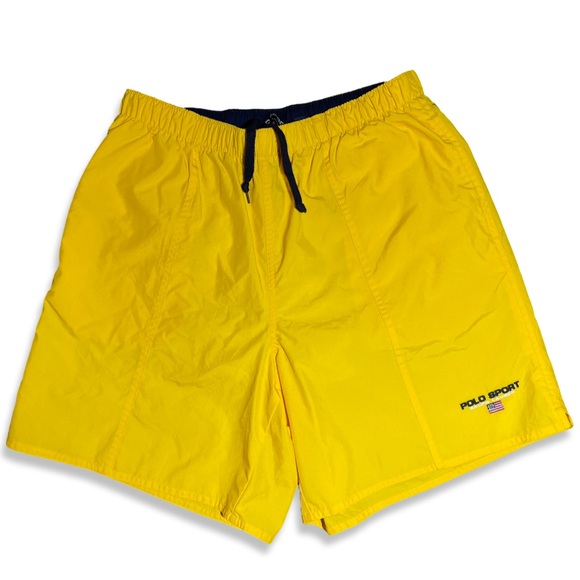 Vintage 90s Polo Sport Shorts/Trunks - Picture 1 of 5